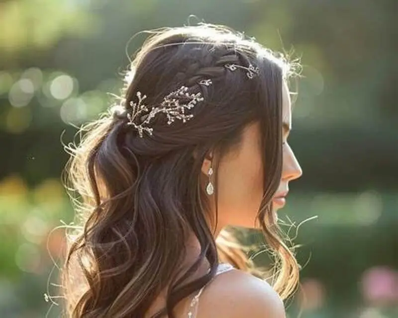 Bridal hair