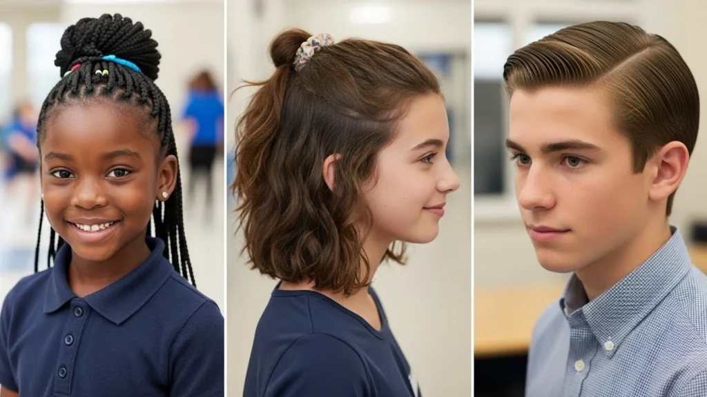 Hairstyles for school