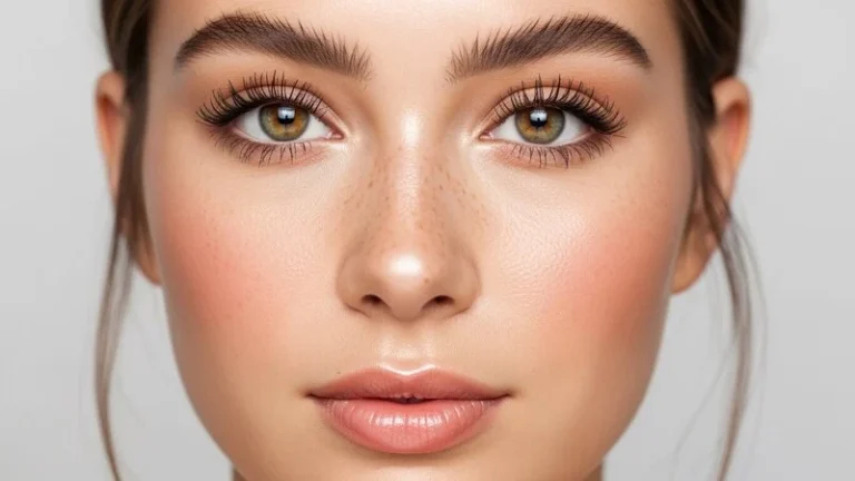 No Mascara Makeup Look