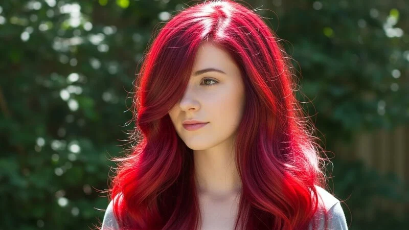 Cherry Red Hair